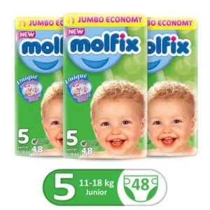 Molfix Pack Of 3 3D Jumbo Pack Junior (48Pcs) Size 5