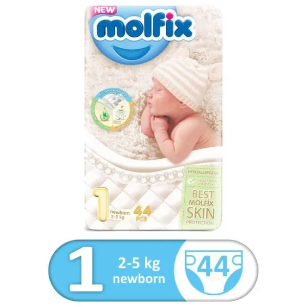 Molfix 3D Twin Newborn Size 1 42Pcs - Image 2